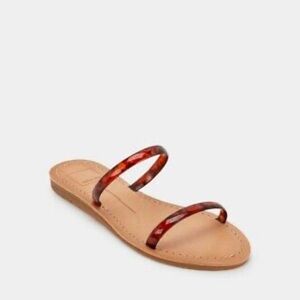 Tortoise Vinyl Darla Sandal, Dolce Vita. Size 8